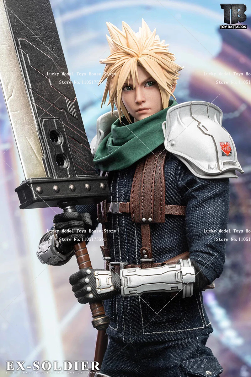 TOYS BATTALION TB025B Deluxe Version 1/6 Gold Hair EX-Soldier Action Figure Combat Denim Cloth Design 12