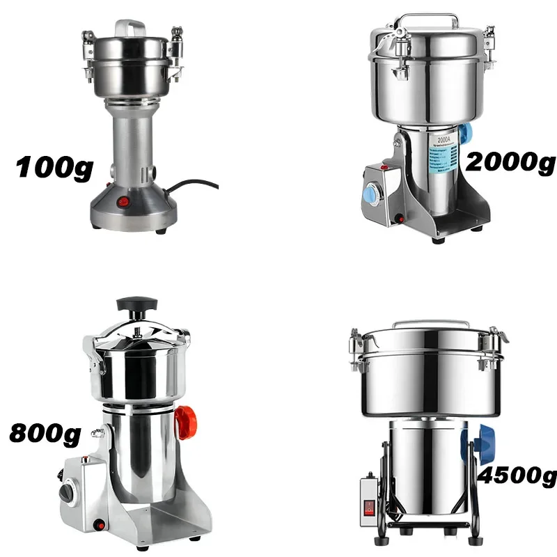 

800g 1000g 2500g household Electric Spice Grinder Prices Dry Food Powder Making Machine Spice Grinding Machine