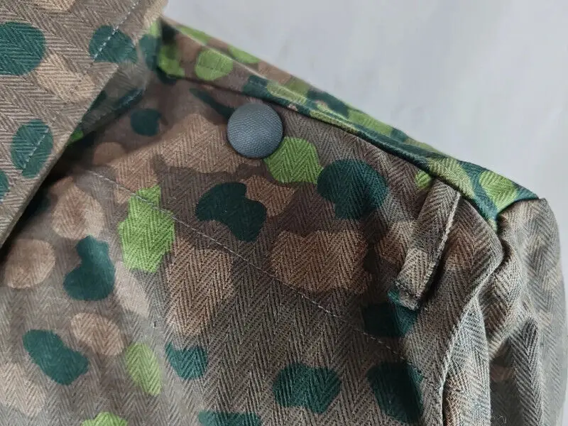 تأثيري الألمانية النخبة DOT44 التمويه ERBSENTARN تونك وسراويل بنطلون M43 حقل ملابس العمل إعادة تمثيل الفيلم الدعائم #2