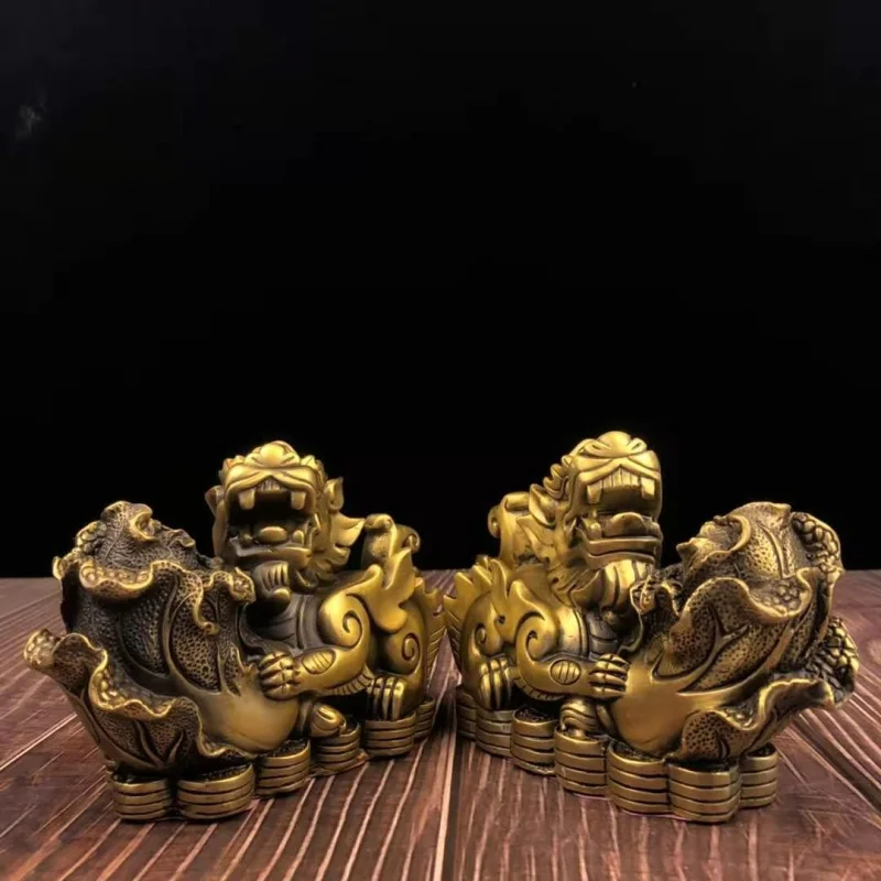 Ornament, Cabbage Home Living Room Decoration, Brass Pixiu Decorative Craft