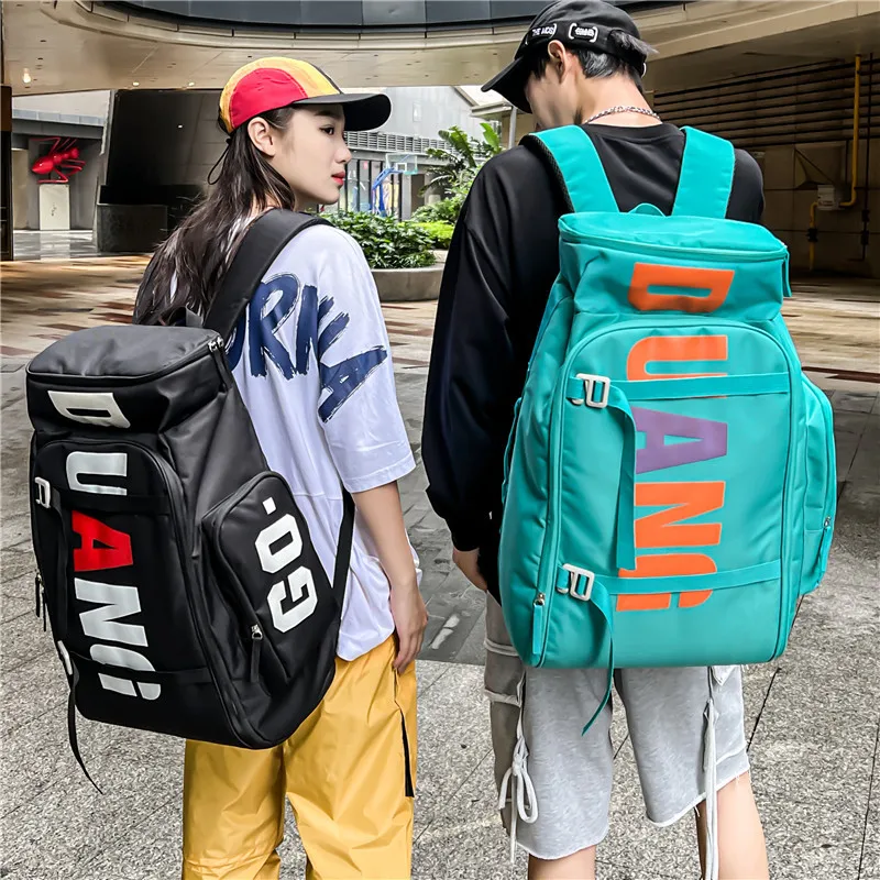 

Unisex Backpack Couple's Sport Baggage Oxford Zipper Travel Bag High-capacity College Students' Schoolbag Crossbody Backpack