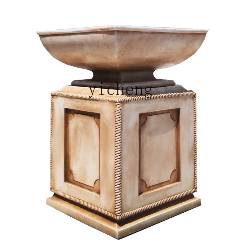 flower pot villa multifunctional outdoor interior decoration flower device fiberglass flower box fairy garden