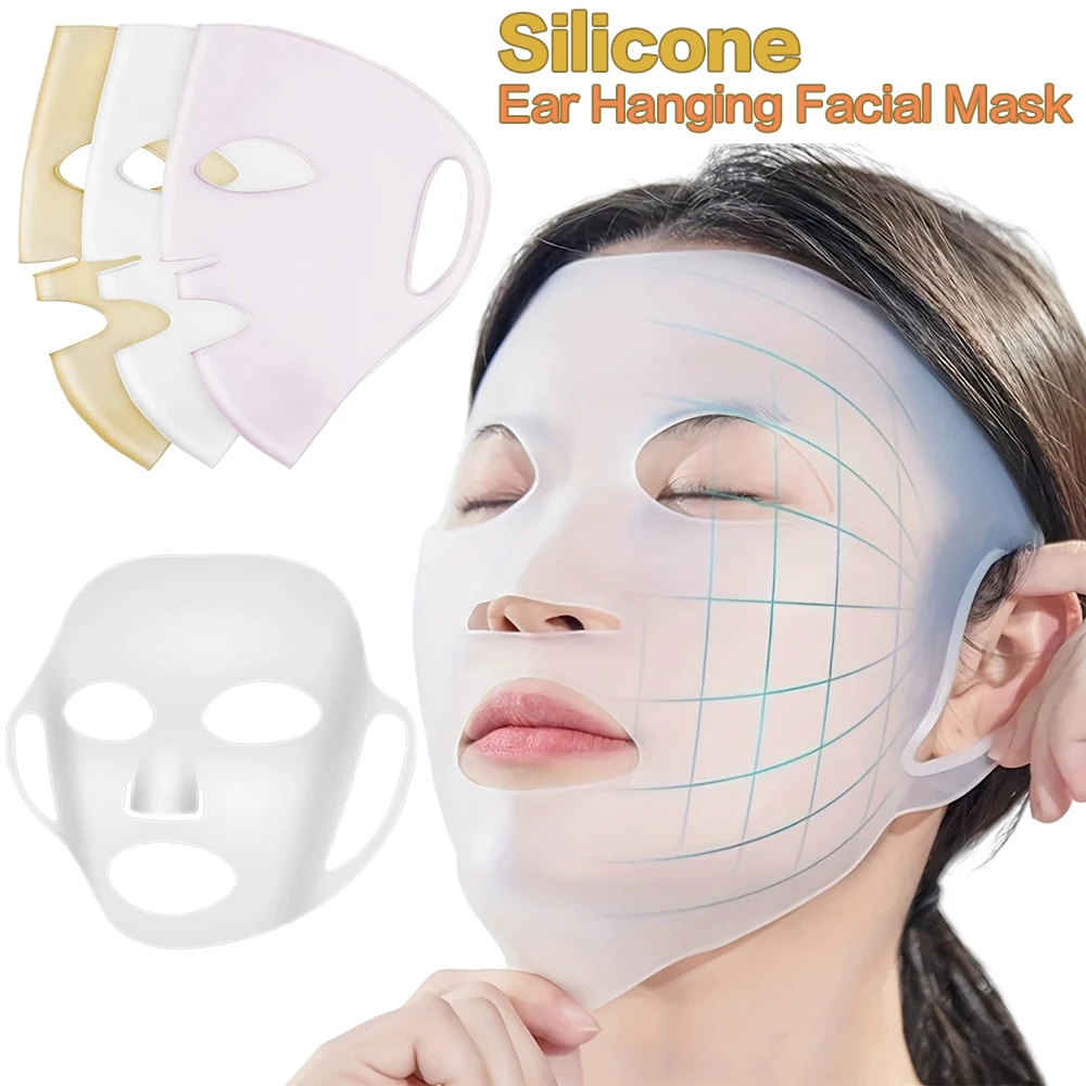 Uchwyt na maski silikonowe 3D Nawilżające maski wielokrotnego użytku Zapobiegają parowaniu Pielęgnacja skóry Uroda Maski do twarzy Narzędzie do pielęgnacji skóry
