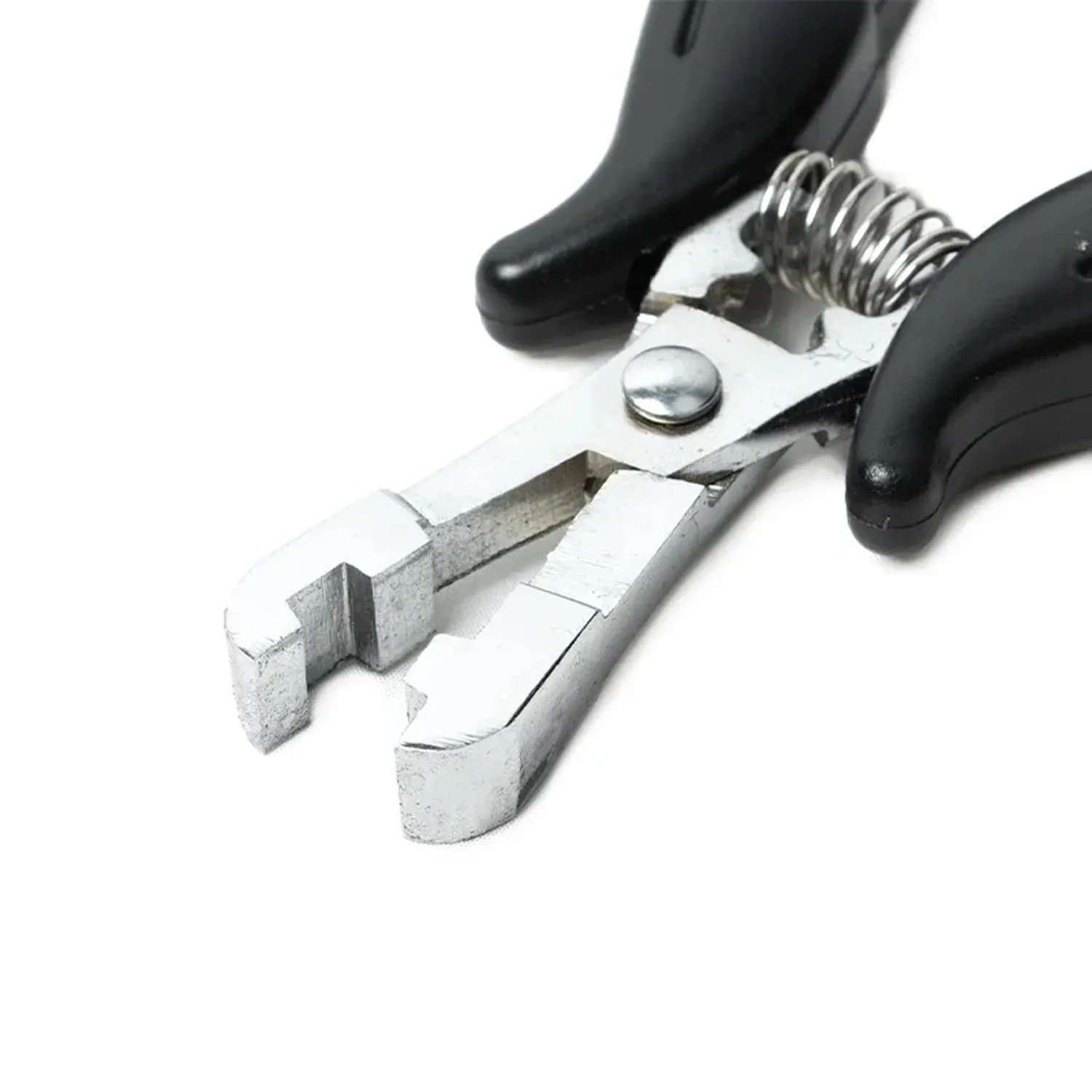 

1PC Black handle 6mm groove Flat type plier clamp for making flat tip pre-bonded Hair Extension