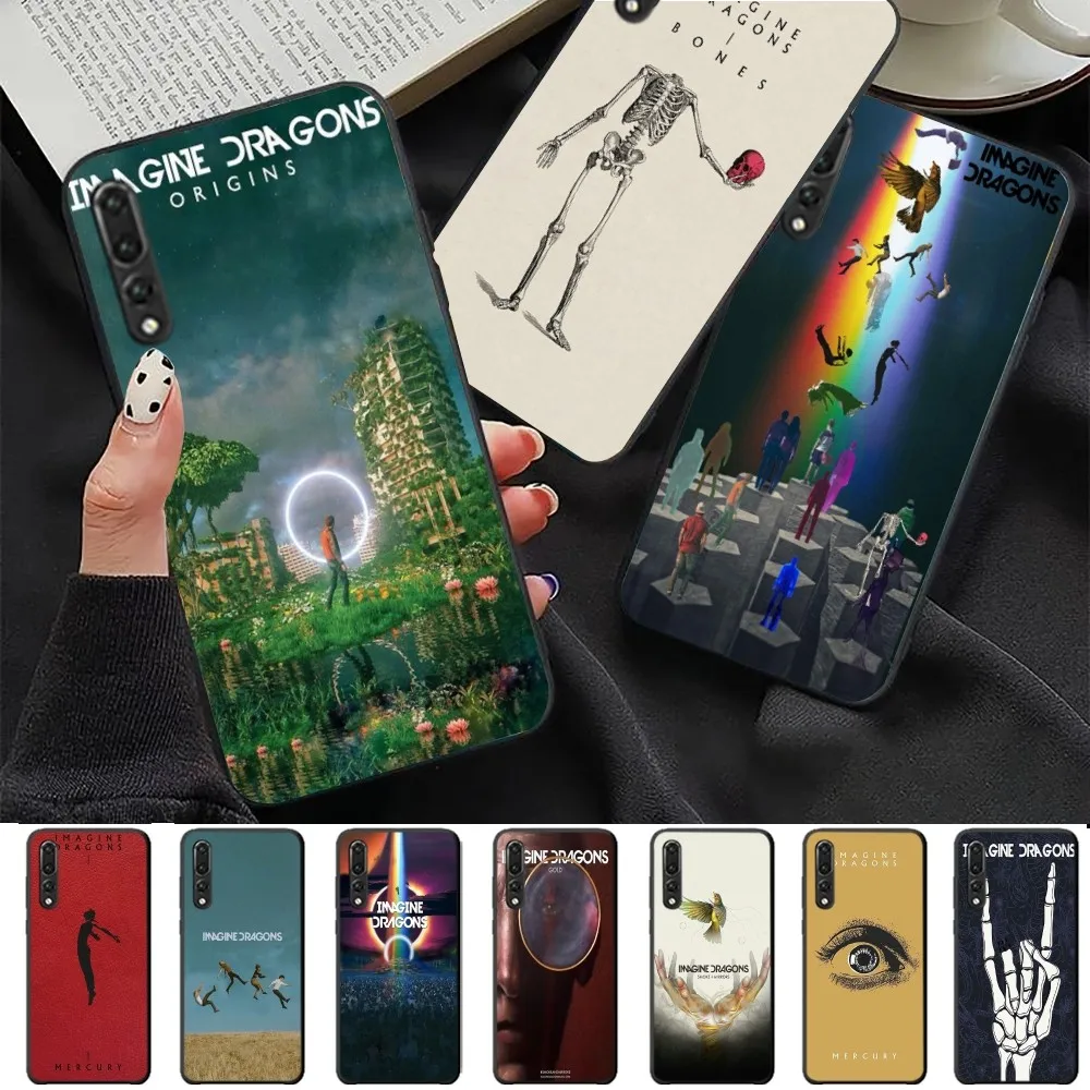 I-Imagine D-Dragons Band Phone Case For Huawei P 8 9 10 20 30 40 50 Pro Lite Psmart Honor 10 lite 70 Mate 20lite