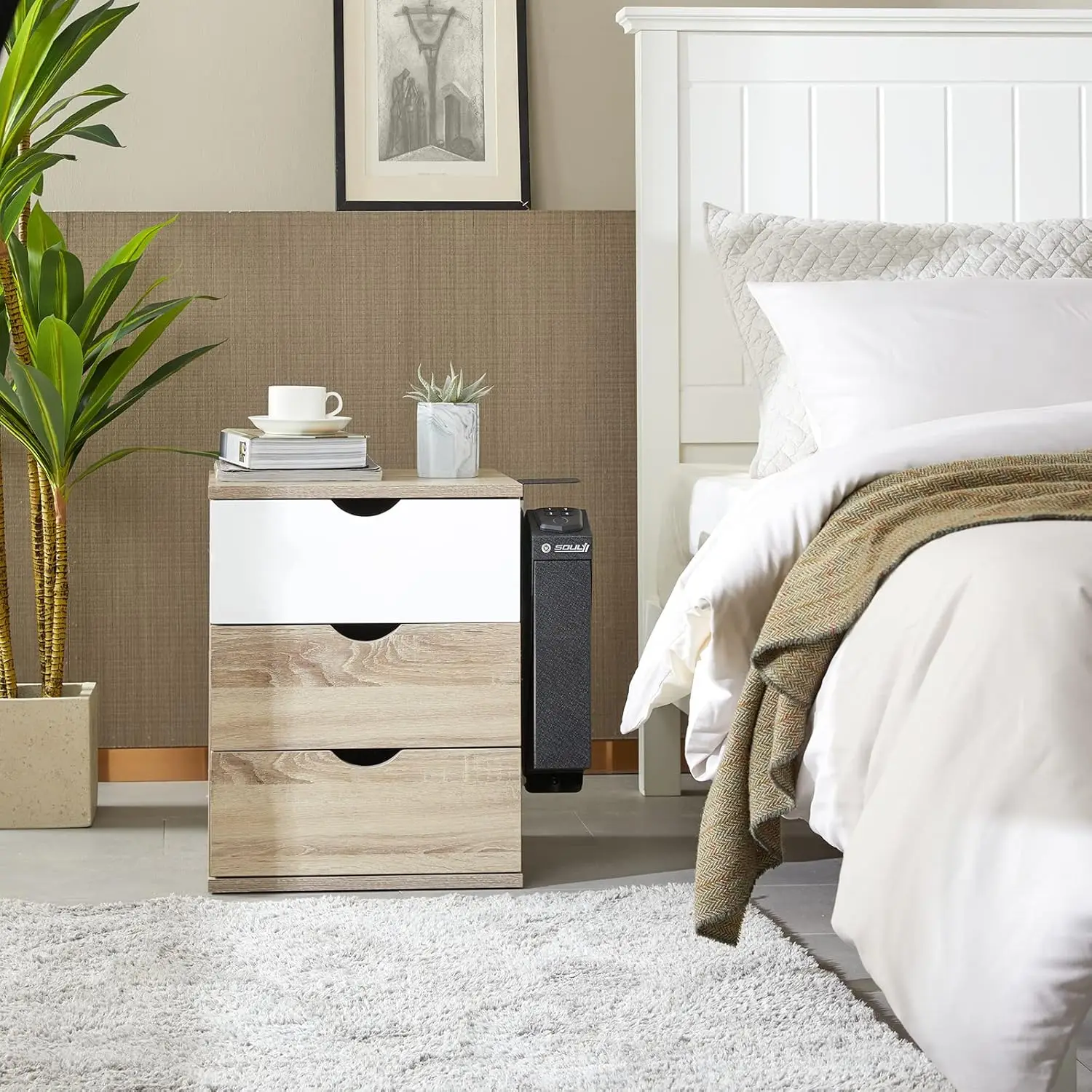 Mounted Biometric Gun Safe For Pistols, Auto Open Handgun Safe, Pistol Safe With Fingerprint Keypad Key Quick Access For Guns St