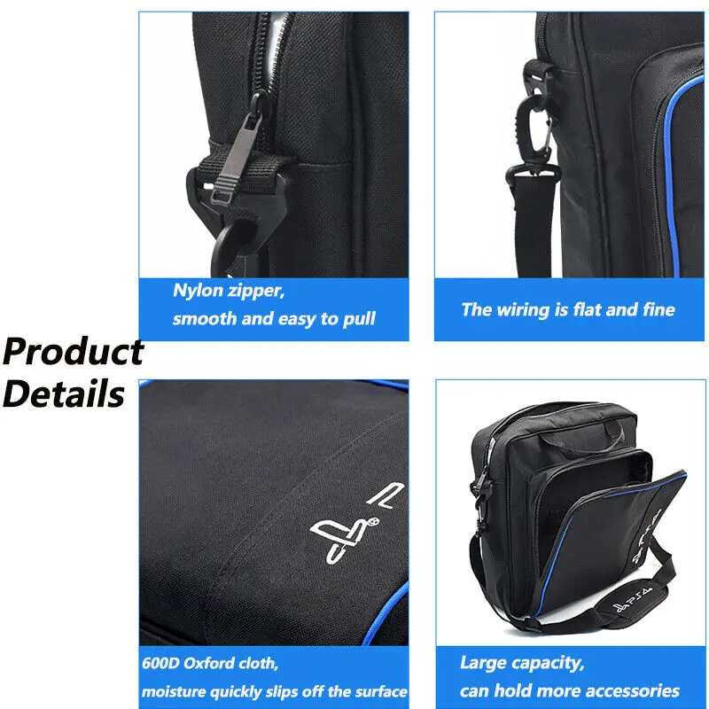 For PS4 Game Protective Bag Storage Carrying Case Outdoor Travel Shoulder Bag