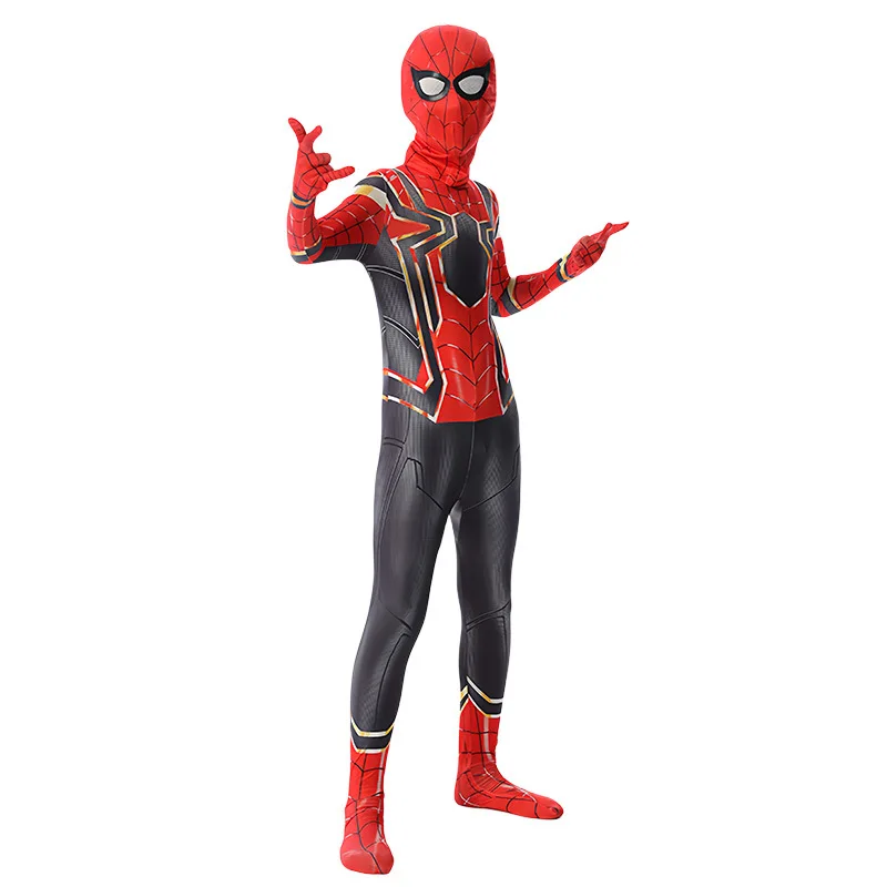 Spider Man Stretto Little Black Spider Miles Tuta da bambino straordinario costume cosplay di Halloween