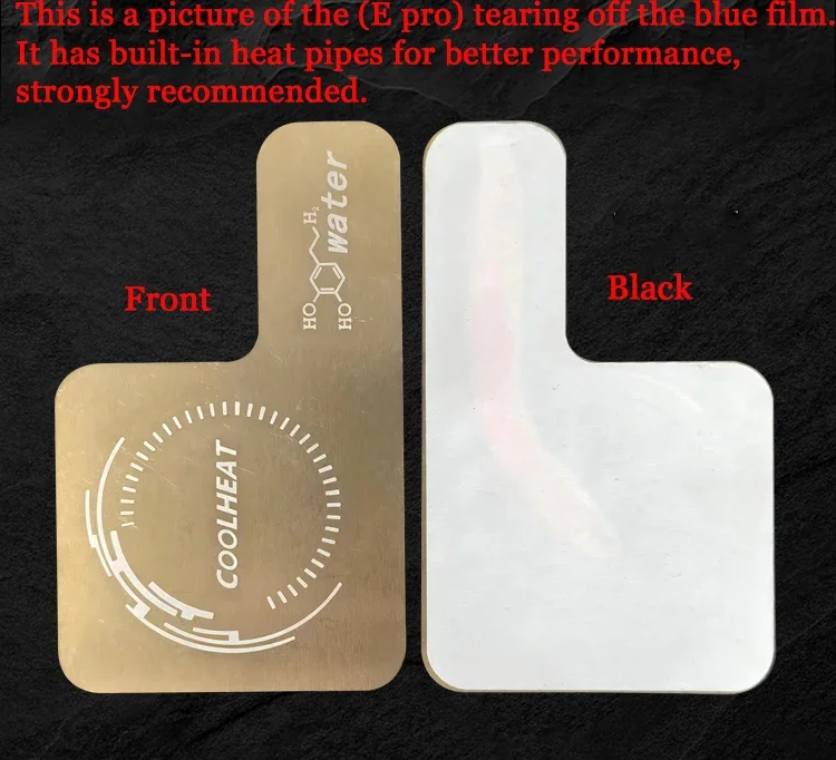 Płytka Heat Pipe do Chłodzenia Telefonu Komórkowego, Rozproszona Płytka Rozpraszająca Ciepło, Powiększa Obszar Odprowadzania Ciepła, Aluminiowa Płyta z Magnesem