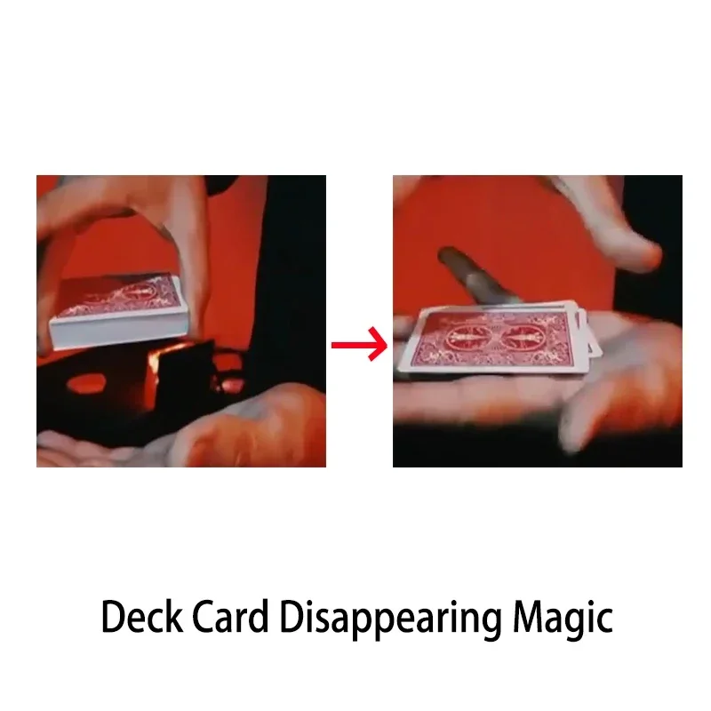 Deck Card Disappearing Magic Poker Deception By Ilya Melyukhin Close Up Magic Trick Fun Poker Vanishing Case Amazing Card Magia