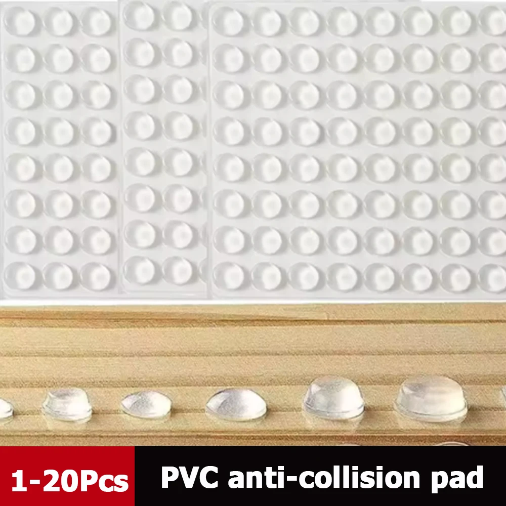 30-1600Grain Soft Silicone Rubber Anti Slip Foot Pad Shock Absorber Buffer Cabinet Bumper Silicone Furniture Pad Drawer Door Pad