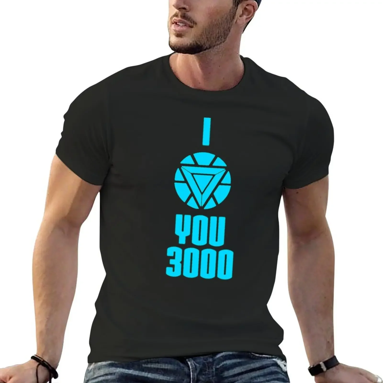 I love you 3000 - Tony Stark T-Shirt oversized vintage t shirts mens white t shirts