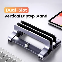 Supporto per Laptop verticale per ufficio supporto per Notebook pieghevole in alluminio supporto per Tablet portatile supporto per Macbook Air Pro PC 17 pollici