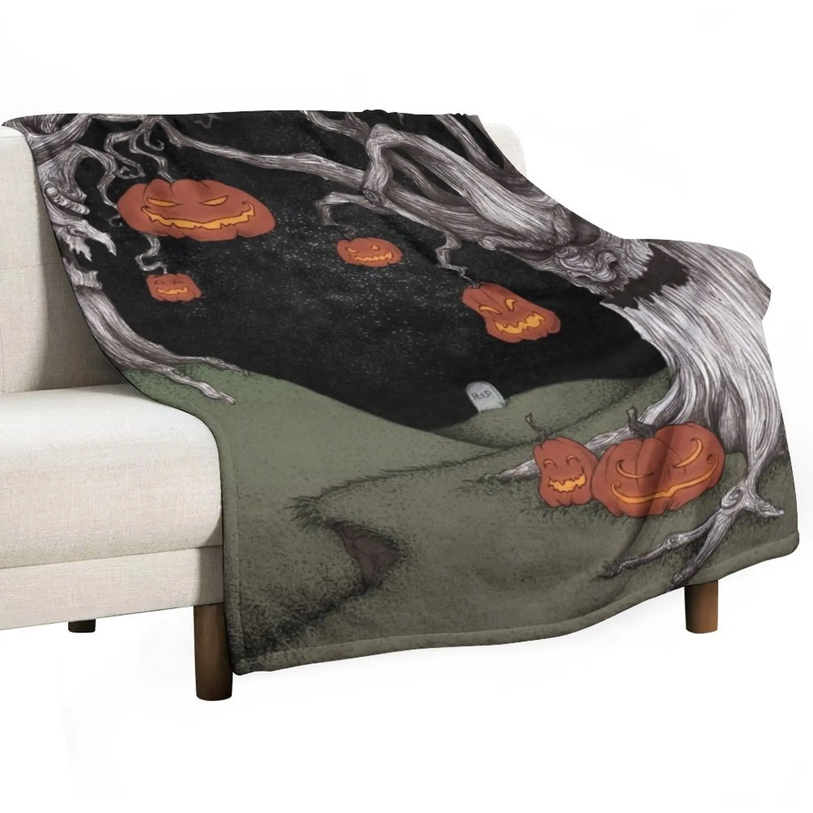 Wicked Forest Throw Blanket Summer Beddings Travel Personalized Gift Blankets