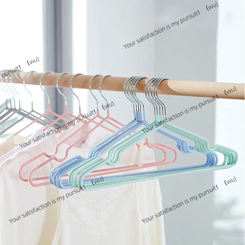 ZOCI-10PCS Thick Adult Hangers Non-Slip Drying Clothes Rack For Home Use In Dormitory