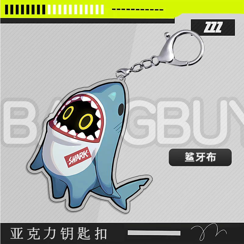 

Anime Zenless Zone Zero The Bangboo Cosplay Exquisite Keychain Acrylic Backpack Charm Cartoon Pendant Game Xmas Birthday Gift