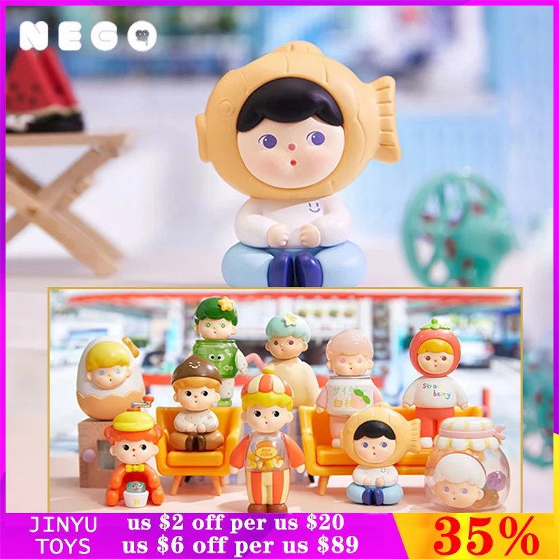 

Original Niiiihau NEGO Hello Island What Do You Want To Eat Series Mystery Box Toys Kawaii Anime Action Figure Desktop Ornaments