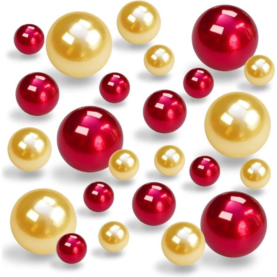 

Floating Pearl for Vase Filler No Hole Floating Pearl Beads for Wedding Centerpiece Home Table Decor Pearls for Brush Holder 13