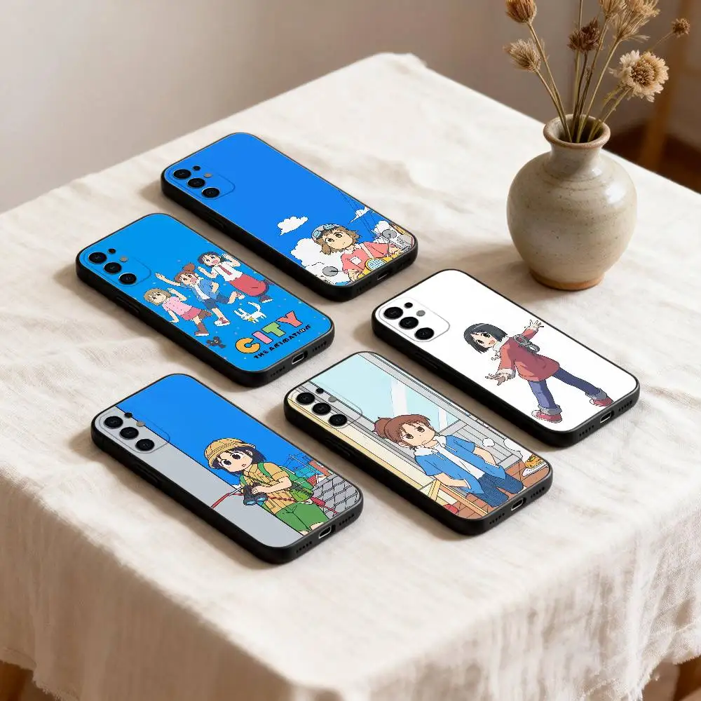 

C-CityThe Animation Phone Case For Samsung S26,25,24,23,22,21,20,30,Ultra,Plus,Fe,Lite Black Shell