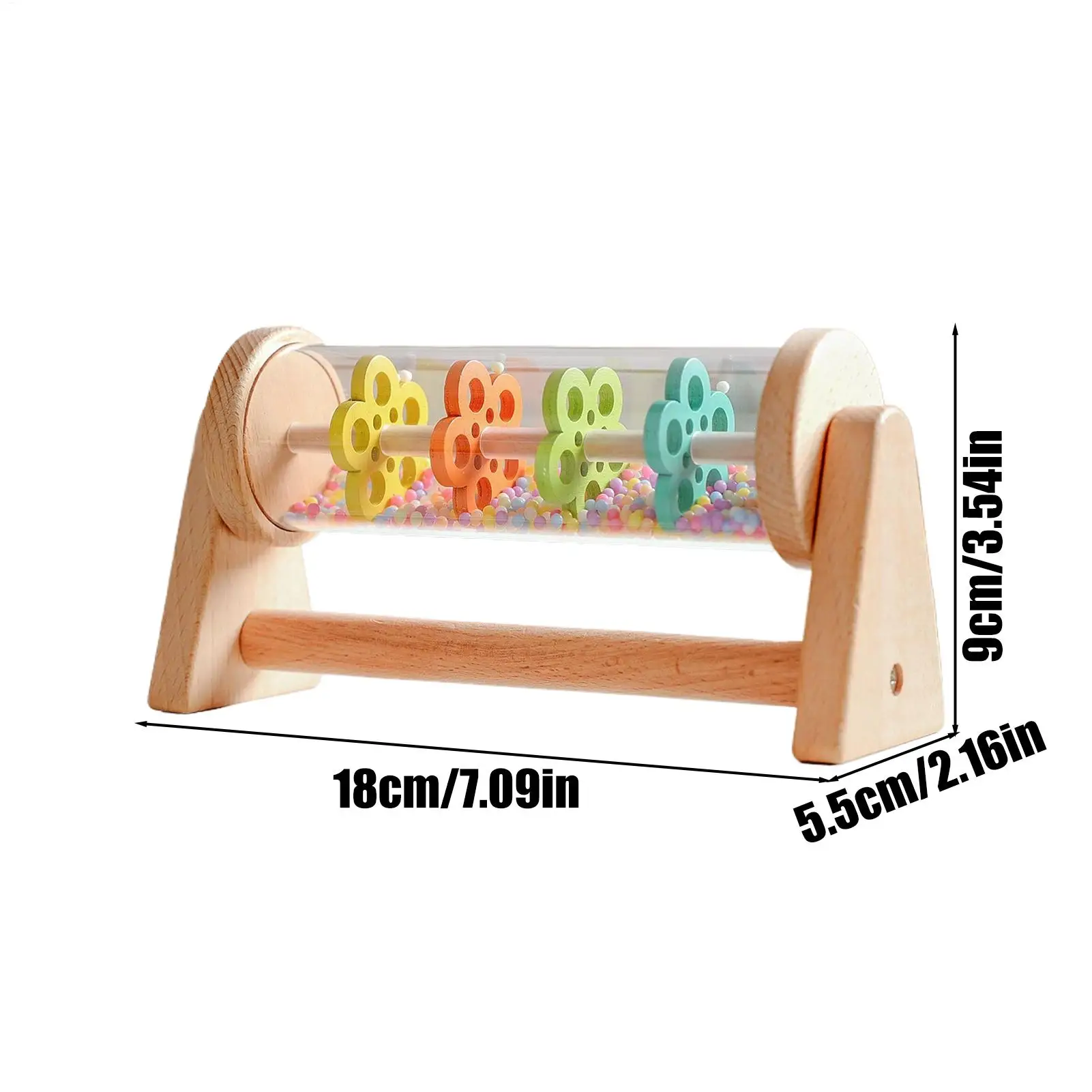 Vara de chuva brinquedo do bebê para a criança instrumento sensorial educacional chuva vara brinquedo musical para 0-3 anos para o berçário do jardim de infância