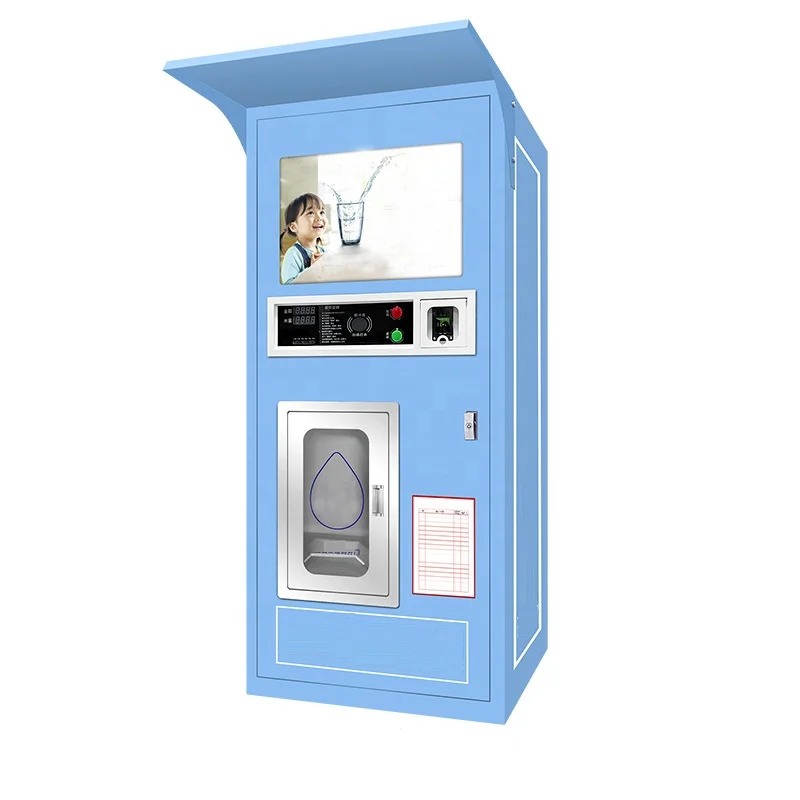 Automatic purified water purified water coin vending machine