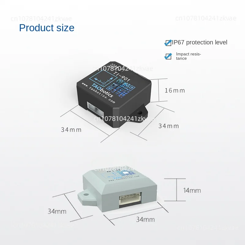 Accelerometer Magnetometer 9 Axis ROS Robot IMU Module ARHS Attitude Sensor USB Interface Gyroscope