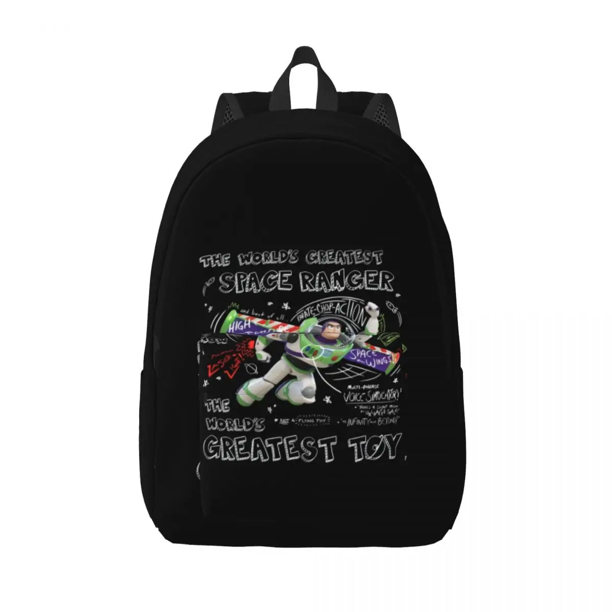 Custom Toy Story Buzz Lightyear Anime Laptop Backpack Men Women Basic Bookbag for School College Student Bags