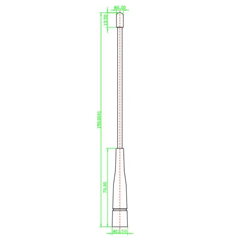 LORA/NB IoT 868MHz/915MHz soft gh-gain whip antenna data transmission and video transmission radio module antenna SMA Male