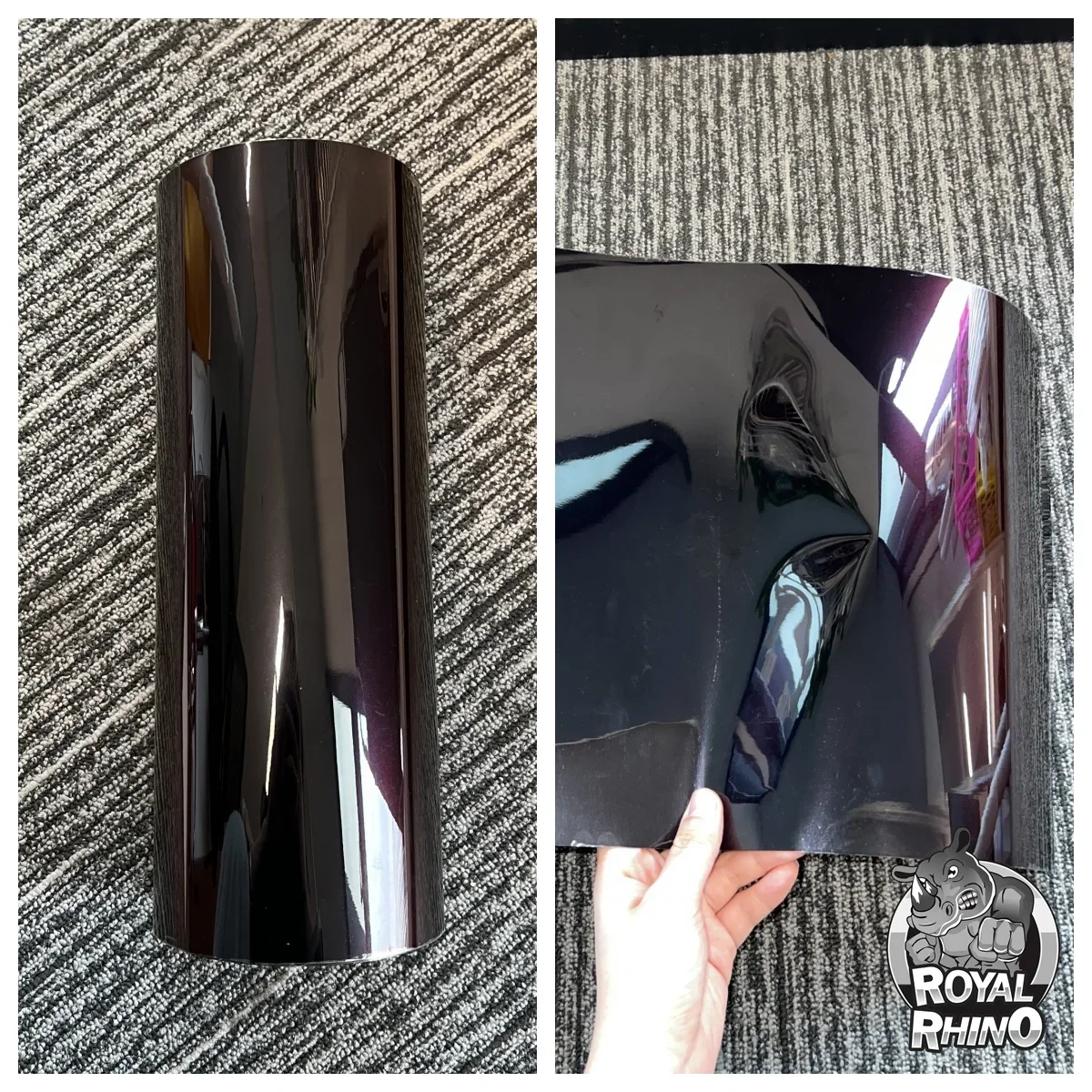PET Super Glossy Metallic Madeira Magic Color Shift Rainbow Drift Black Red Car Wrap Vinyl Sticker Film 30/50CM*1.52/3/15M