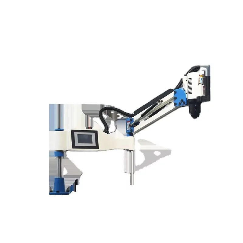

M6-M24 Electric Threading Machine with CNC Flexible Arm Drill 220V Working Area Core Components Motor and PLC