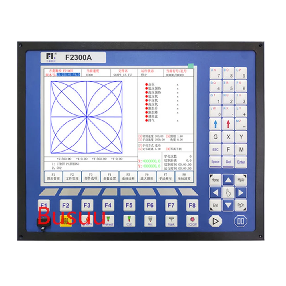 F2300A plasma controller kit THC lifting body JYKB-100-DC24V-T3+F1621+F1510T wireless remote control+anti-collision fixture