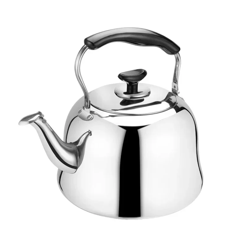 304 Stainless Steel Whistling Kettle Gas Induction Cooker Water Pot Household Gas Kettle Creative Teapot 1.5/2/3/4/5/6L