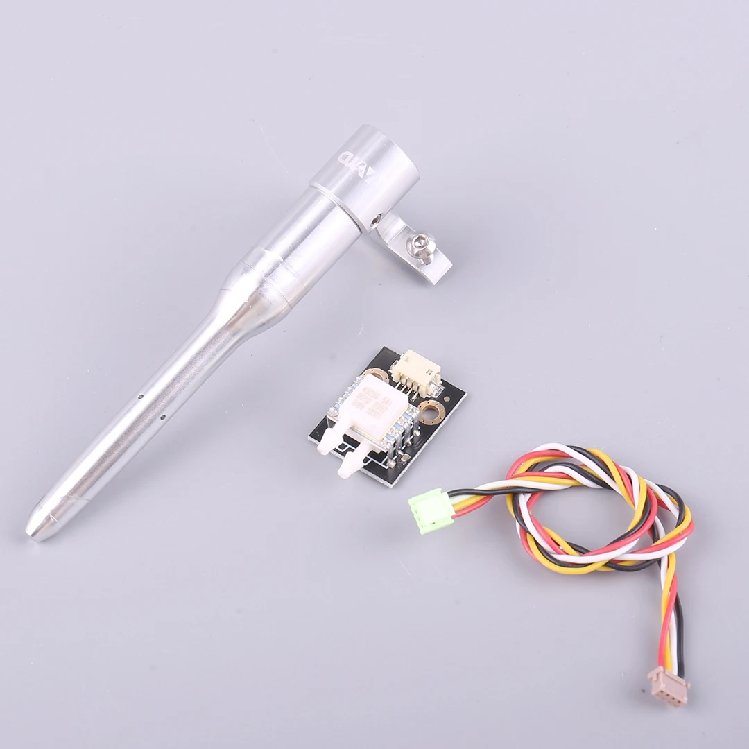 Cuav quente pitot tubo medidor de velocidade ar sensor kit diferencial para pixarwk apm px4 controlador vôo rc modelo avião