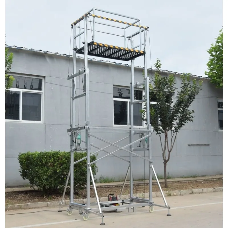 

Electric Scaffolding Lift Foldable Mobile Lifting Platform Electric Scaffolding 12 Meters Support Customization