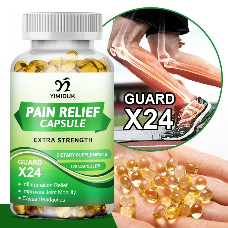 Pain Relief Capsules Comfort Guard X24 for Sleep Aid Inflammation Relief Improve Joint Mobility Eases Headaches