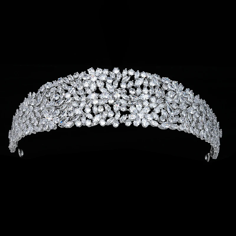 

Crown HADIYANA Headband Wedding Bridal Jewelry Sweet Hair Accessories Birthday Party Headwear Gifts for Women BC5906