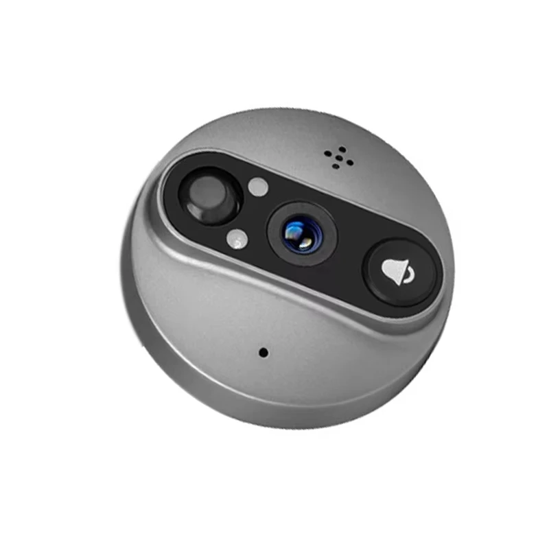 Inicio 1080P 4,3 pulgadas pantalla Villa Wifi mirilla inteligente timbre puerta videoportero