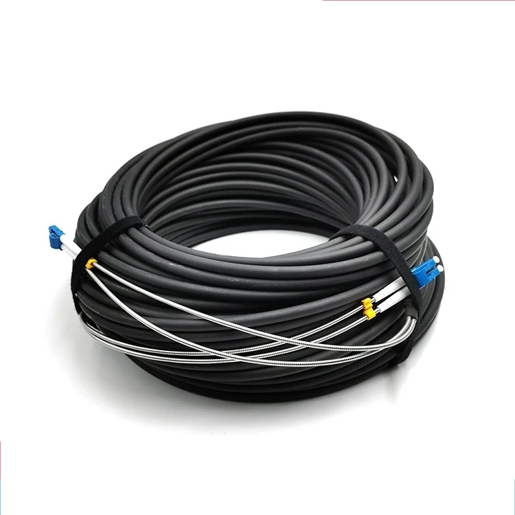 

80M ELINK-Outdoor Fiber Optic Patch Cord,Cable Singlemode,FTTH FTTA Jumper,SM OM3,OM4, OM2, LC SC, FC, ST, 2 Core,4 cores 2C, 4C