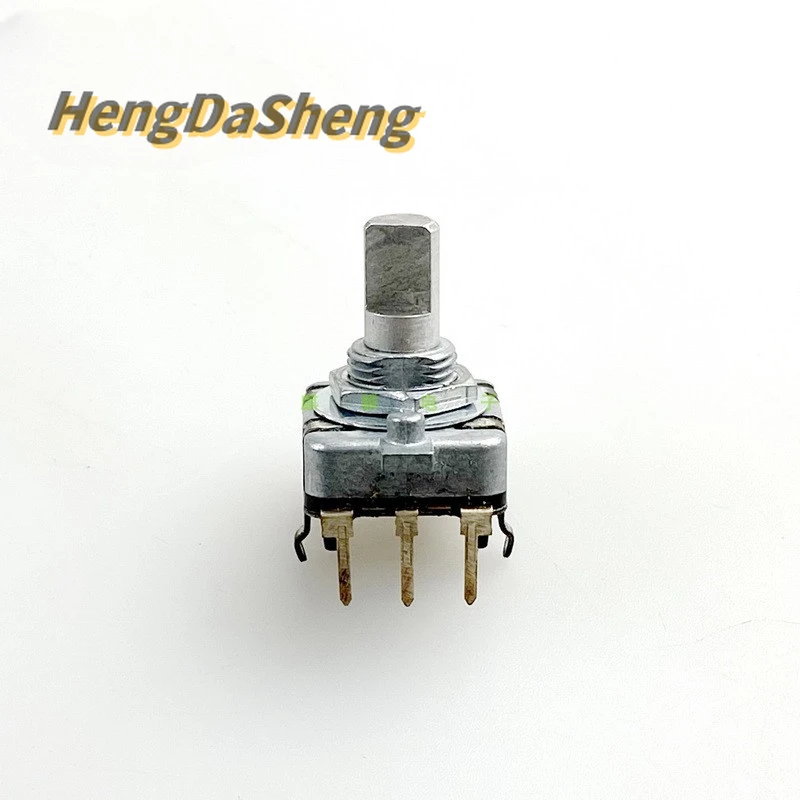 

5Pcs EC16 Encoder Amplifier Audio Volume Potentiometer Stepping 24 Points Handle Length 15MM