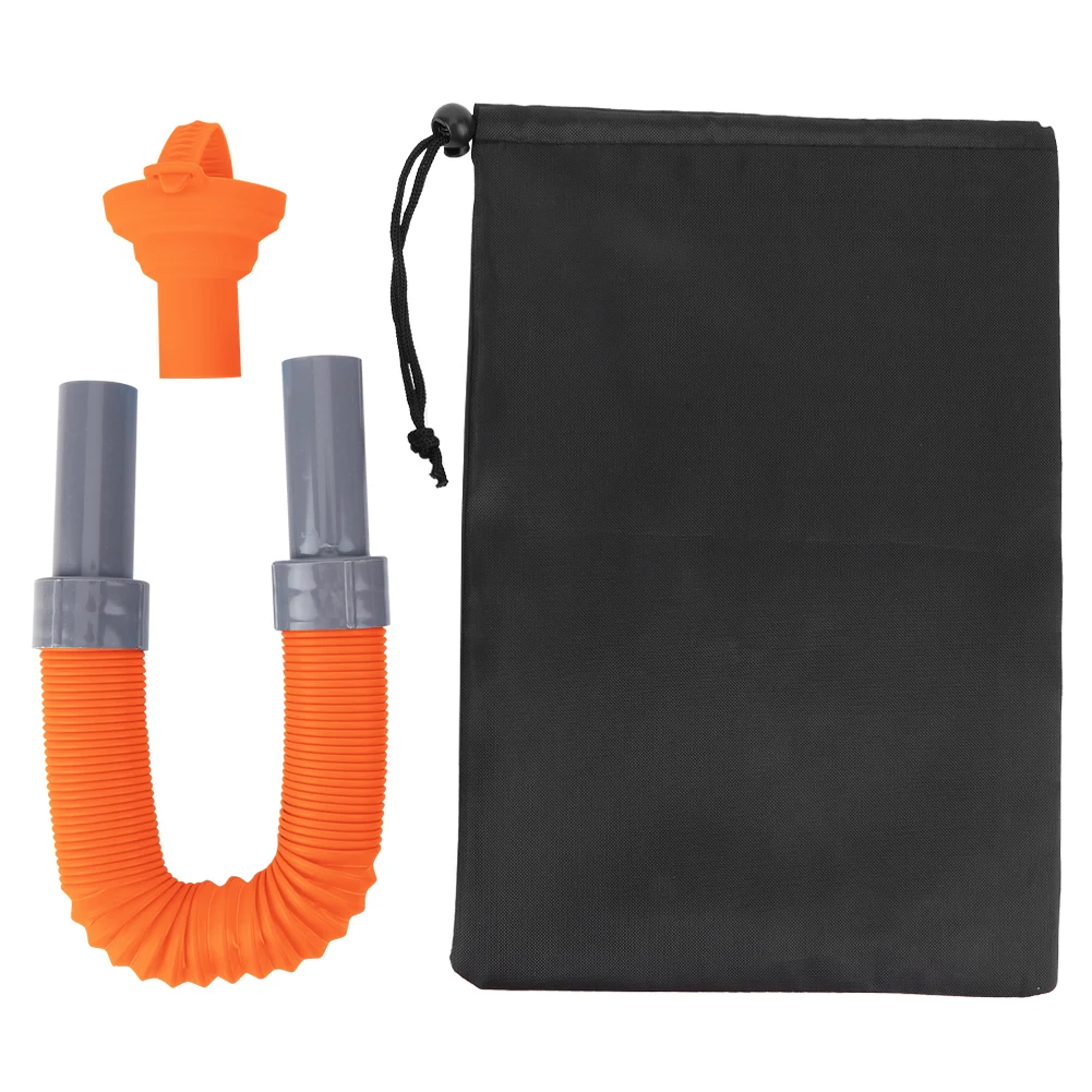 

Комплект для заправки воды в кемпинговом кувшине: оранжевый шланг для наливания питьевой воды, трубка для подключения к кувшину, аксессуары для каравана