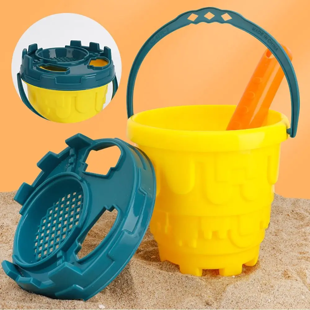 Sand Kit Outdoor Game Parent-Children Interactive Shovel Rake Mold Beach Castle Bucket Sand Toys Set Truck Trolley