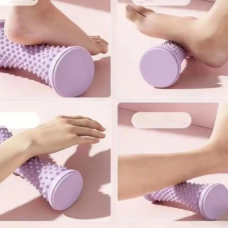 New TPE Spiky Foot Massage Roller Deep Acupressure For Home Office Post Workout Foot CareAcc