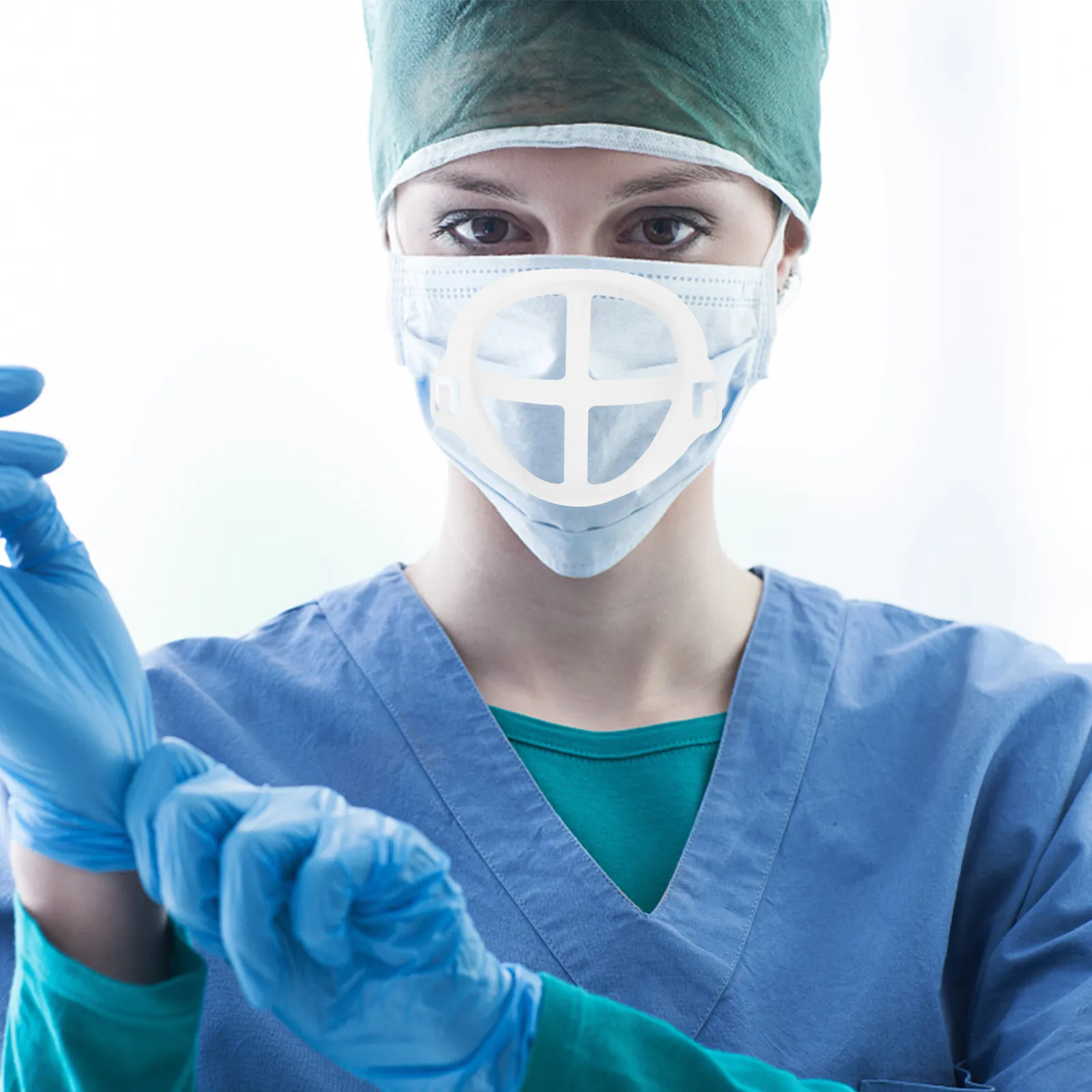 

15Pcs Mask Bracket High Quality Plastic Inner Support Comfortable Breathing Space Saver Makeup Protection Reusable Washable