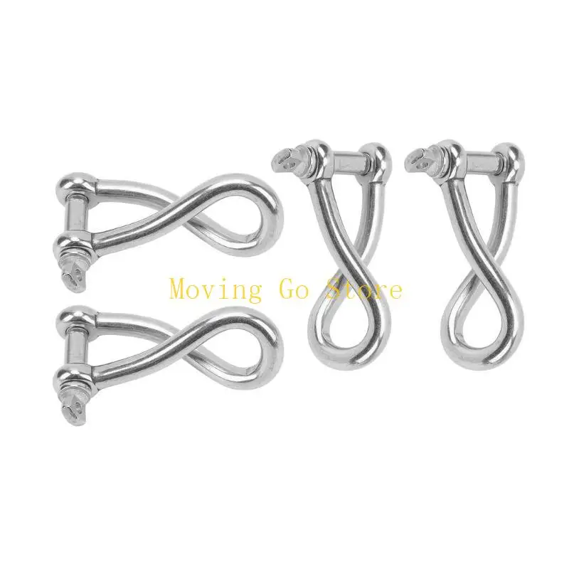

B5XD 4pcs тяжелая кандала 316 Стинка из нержавеющей стажи.