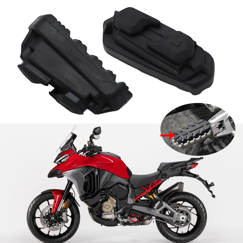 For Ducati Multistrada V4/ V4S/ RS/ Pikes Peak/ Rallly Multistrada V2 V2S 2021-2025 2024 Front Rear Footrest Foot Pegs Pedals
