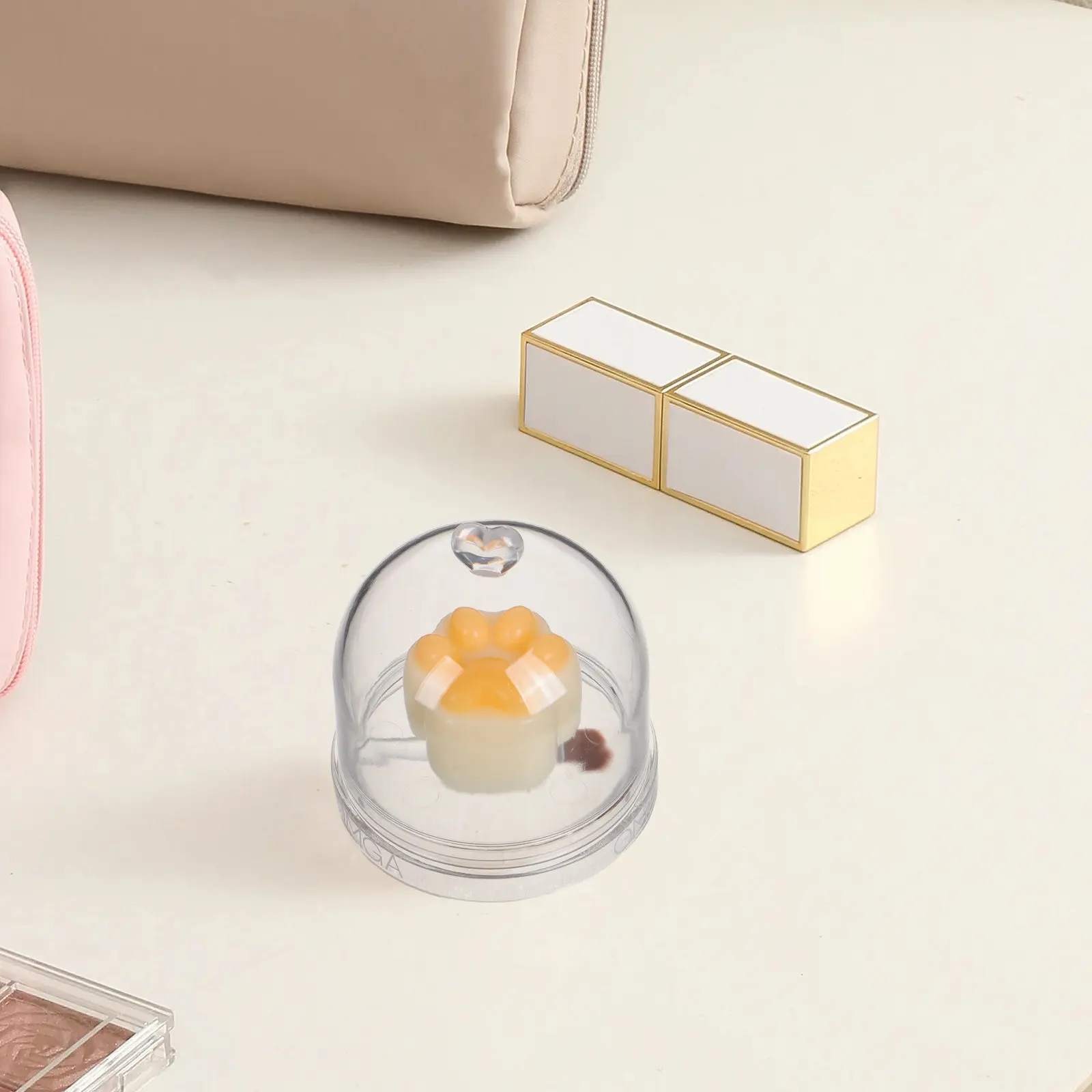 컬러 어댑팅 캣 퍼 립밤 여성용 수분 젤리 텍스처 립스틱 가을 겨울 건조한 피부용 휴대용 디자인