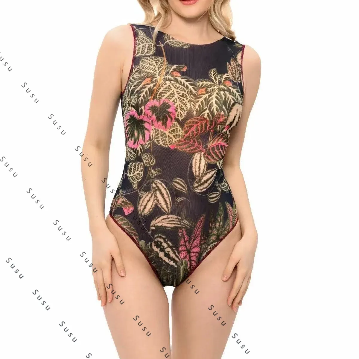 

New European and American swimsuit упальник one-piece swimsuit women ozon beach Russian bikini women