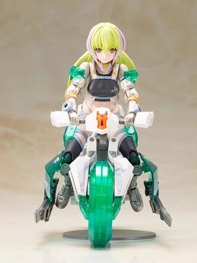 منزل عيد الميلاد ما قبل البيع FAG FG186 Mecha Girl Mecha Girl، القيادة الذئب تسعة الزمرد، نموذج مجمع، دمية متحركة #5