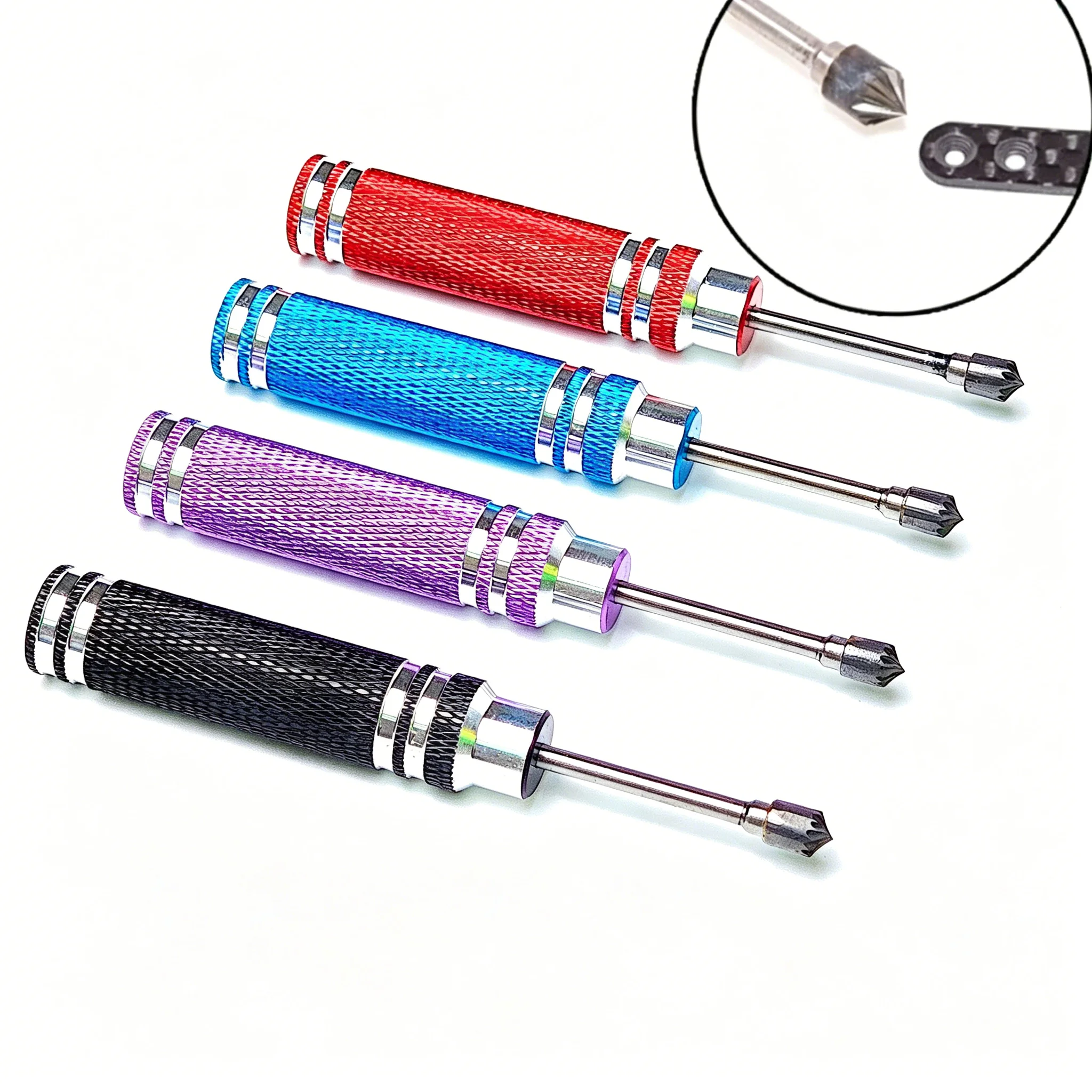 Tamiya Mini 4WD Countersink Drill Bit Rotary File for Carbon Fiber FRP Chassis Modification Tool