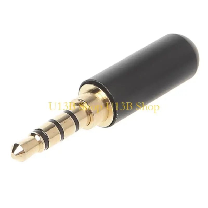 U13B Headphone Plug Stereo Headphone Cable Gold-plated Two-channel Repair DIY